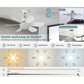 🔥Hot Sale 50%OFF 🎁2-IN-1 PORTABLE CEILING FAN & LIGHT with Remote Control