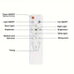 🔥Hot Sale 50%OFF 🎁2-IN-1 PORTABLE CEILING FAN & LIGHT with Remote Control