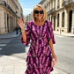 Chic Tiered Midi Dress with Floral Pattern🔥 Limited-Time Offer | Top-Rated Fashion 🔥