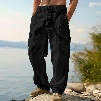 📢📢50% OFF !! ⏰Men's Cotton Linen Cargo Pants