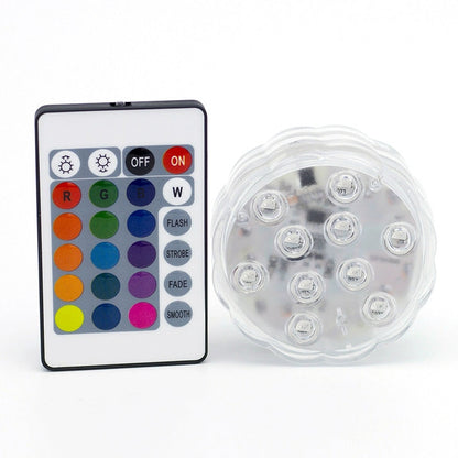 📢📢50% OFF !! ⏰Submersible Waterproof Remote Control LED Lights for Pool