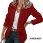 🥰Spring  Sale-50% OFF💛Elegant Soft Solid Color Lapel Buttons Jacket