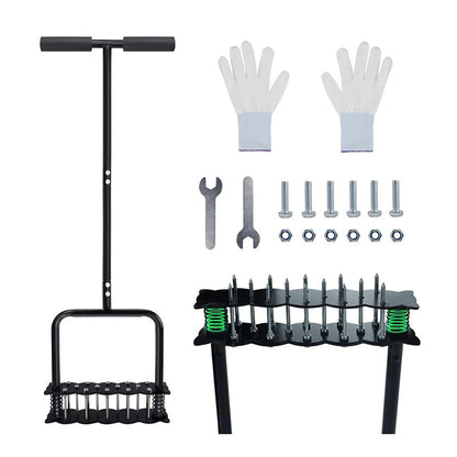 💐 50% OFF NOW! Heavy-Duty Lawn Coring Aerator – Removes soil plugs & boosts root growth 🌱🏡【Limited Time】