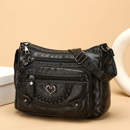 ⏳Limited-time 50% off⏰Women's Soft PU Leather Multi-Pocket Crossbody Bag👜
