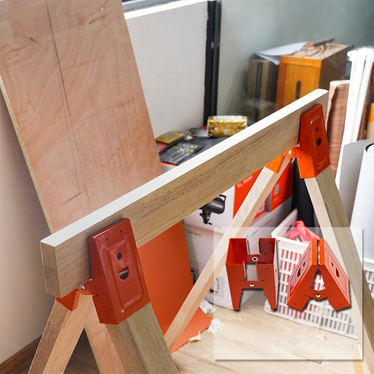 🔥52% OFF NOW🛠️Heavy-Duty Sawhorse Bracket with Down Clamp