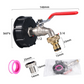 🚰 IBC Tank Brass Tap ✅ Universal Fit & Easy Flow Control | Heavy-Duty Leak-Resistant Use 💧