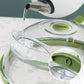 💦No more splashes! Clear microwave lid with handle & steam vent✨