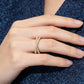 🔥2026 New Arrival ＆ Hot Sale ＆ 50％ Off🔥Adjustable Double Layer Criss-Cross Ring