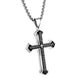 ✝️ 50% OFF NOW! 🙏 Men's Lord's Prayer Cross Necklace – Inspirational, stainless steel & perfect for daily wear or meaningful gifting 💪