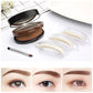 💄50% OFF NOW ! 🖌️2-Color Waterproof Eyebrow Stamp Powder Kit, Smudge-Proof Quick Natural Full Brow Makeup with Dual-End Brush