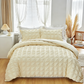 🔥While Supplies Last 50% OFF!🎉 3-Piece Pintuck Textured Duvet Cover Set