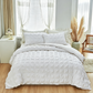 🔥While Supplies Last 50% OFF!🎉 3-Piece Pintuck Textured Duvet Cover Set
