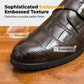 📢📢40% OFF !! ⏰Men's Classic Faux Leather Single-Buckle Shoes👞