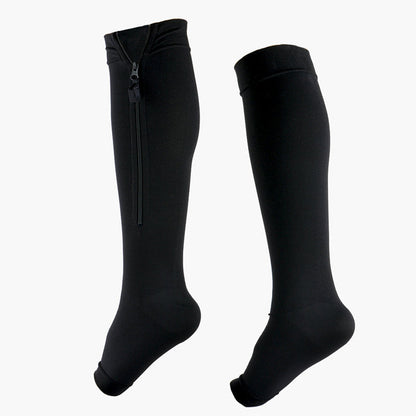 🥳2026 HOT SALE🥳💞50% OFF!✨ 💝Knee-High Sports Support Socks with Zipper