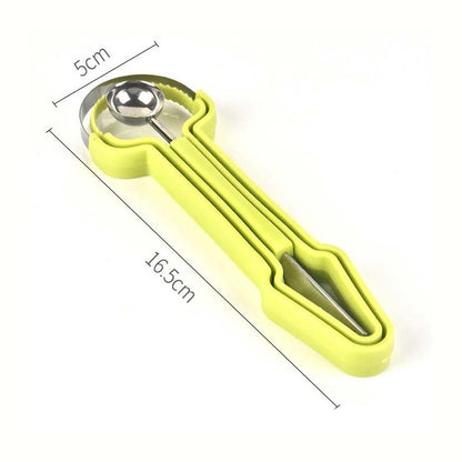 📢📢50% OFF !! ⏰3-in-1 Stainless Steel Melon Baller Scoop Tool Kit