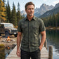 📢📢40% OFF !! ⏰Men's Casual Plaid Short Sleeve Shirt