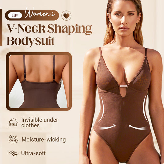 👙 LAST DAY - 50% OFF! ✨ Women's V-Neck Waist Shaping Bodysuit – Smooth, Supportive, Versatile 💫