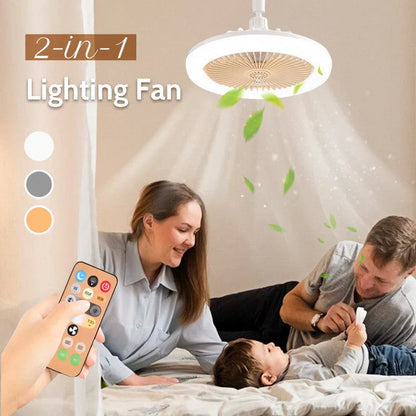 🤫 Quiet LED Ceiling Fan with Remote – Perfect for Bedroom, Living Room & Office 🛏️