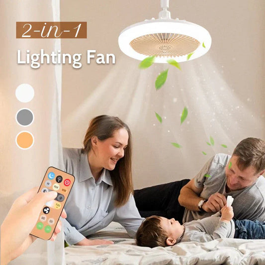 🤫 Quiet LED Ceiling Fan with Remote – Perfect for Bedroom, Living Room & Office 🛏️