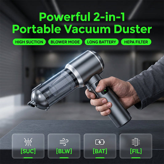 🔥While Supplies Last 50% OFF!🎉 Portable Handheld Vacuum with Brushless Motor & Digital Display