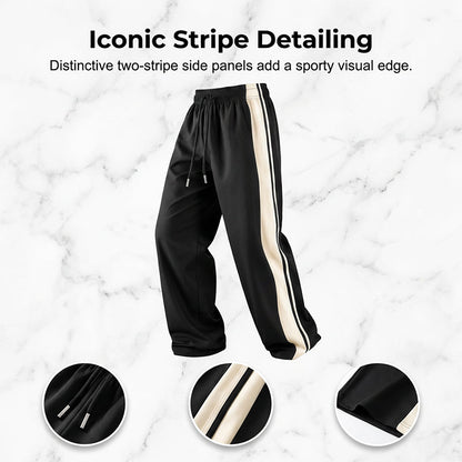 📢📢30% OFF !! ⏰ Men's Loose Fit Track Trousers – Adjustable, Breathable, Versatile 👖