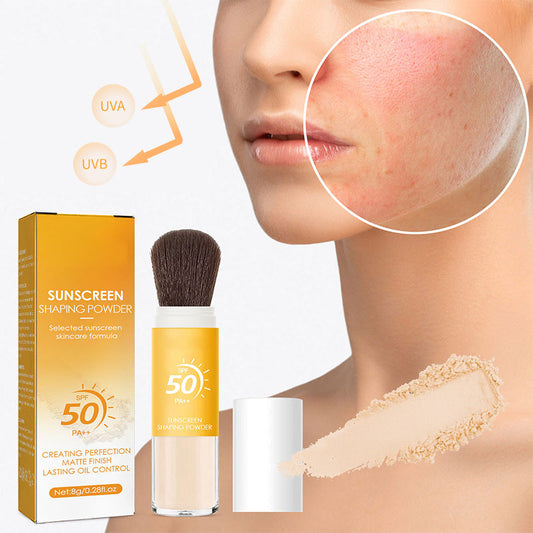🏆 Last Day Special Price £9.77 ! 🔥Buy 2 Get 1 Free🎁Lightweight Oil-Control Waterproof Sun-protection Setting Powder