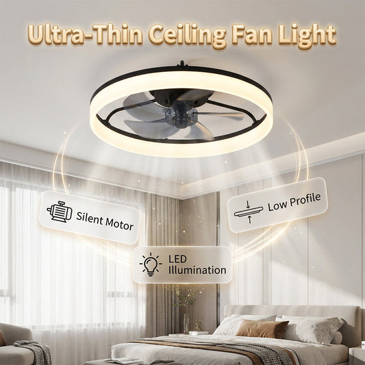 🌀🔇💡 LIMITED-TIME 58% OFF! Modern Quiet Ceiling Fan with LED Light – Ultra-Low Noise, Dimmable Brightness, Sleek Design – Perfect for Bedrooms, Living Rooms & Home Offices 🛏️✨