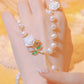 🥳2026 HOT SALE🥳  Rose and Pearl Necklace & Pearl Earrings & Perfect for Photos📿