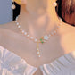 🥳2026 HOT SALE🥳  Rose and Pearl Necklace & Pearl Earrings & Perfect for Photos📿
