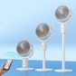 🌬️ LIMITED-TIME 50% OFF! ✨ Cordless Retractable Fan – Remote Control, Height Adjustable, Whisper Quiet 🔄