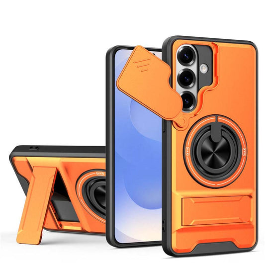 Heavy-Duty Case with Camera Cover & Ring Stand