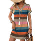 📢📢50% OFF !! ⏰Women's Summer Casual V-Neck T-Shirt Dress