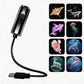 USB Galaxy & Moon Projector Night Light