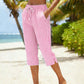 📢📢50% OFF !! ⏰Women's Summer Plaid Capri Pants