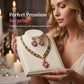 🥳2026 HOT SALE🥳 Sparkling Heart Necklace & Earring Set