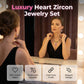 🥳2026 HOT SALE🥳 Sparkling Heart Necklace & Earring Set
