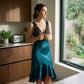 🌛 LIMITED-TIME OFFER! 💖 Elegant V-Neck Slip Nightdress – Simple, Feminine & Comfortable for Peaceful Nights ✨