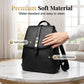🎒 LIMITED-TIME 50% OFF! ✨ Women's PU Leather Backpack – High-Capacity, Water-Resistant, Ergonomic 🖤