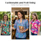 🌸 50% OFF NOW! 🌸Women's Boho V-Neck Puff Sleeve Blouse | Floral Print Dressy Casual Top for Office & Weekend Wear
