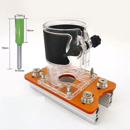 📢📢50% OFF !! ⏰2-in-1 Compact Wood Slotting Base
