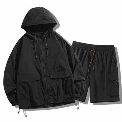 🧥 50% OFF NOW! 🏔️ Unisex Mountain Style Ice Cooling Sun Protection Jacket – Breathable, Cargo Pockets & Weather Shield 🛡️