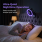 🌬️ USB Wall-Mountable Turbo Fan Digital Display Strong-Grip Clamp 💤 Ultra-Quiet Nighttime Cooling Omnidirectional Pivot 50% OFF Today