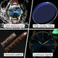 📢📢50% OFF !! ⏰Men's Simple Watch with Day and Date, Stainless Steel Analog Quartz Watches for Men, Classic Luminous Hands Men's Dress Watches, Black/White/Blue Dial