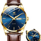 📢📢50% OFF !! ⏰Men's Simple Watch with Day and Date, Stainless Steel Analog Quartz Watches for Men, Classic Luminous Hands Men's Dress Watches, Black/White/Blue Dial