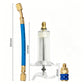 🔧 LIMITED-TIME 50% OFF! 💥 Precision AC Oil Dye Injector – Brass Construction, High Pressure Hose, Clear Barrel ✨