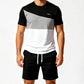 👕 LIMITED-TIME 50% OFF! ✨ Men's Color-Block T-Shirt & Shorts Set – Side Pockets, Breathable, Versatile 🔥