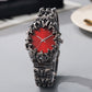 ⌚ LIMITED-TIME 50% OFF! ✨ Creative Claw-Shaped Quartz Watch for Men – Red Dial, Sculptural Bracelet, Statement Style 🔥