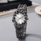 ⌚ LIMITED-TIME 50% OFF! ✨ Creative Claw-Shaped Quartz Watch for Men – Red Dial, Sculptural Bracelet, Statement Style 🔥