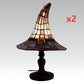 📢📢50% OFF !!!⏰Enchanting Ambiance Stained Glass Witch Lamp