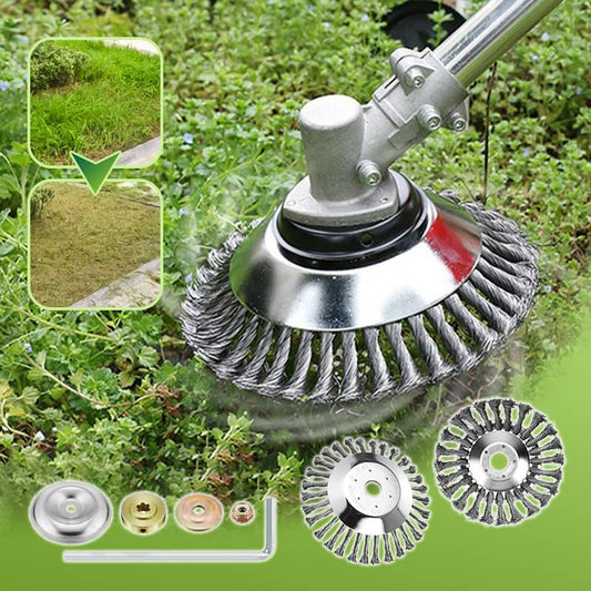 🏆LAST DAY 50% OFF🌿Wear-Resistant Brush Cutter Trimmer Head Set